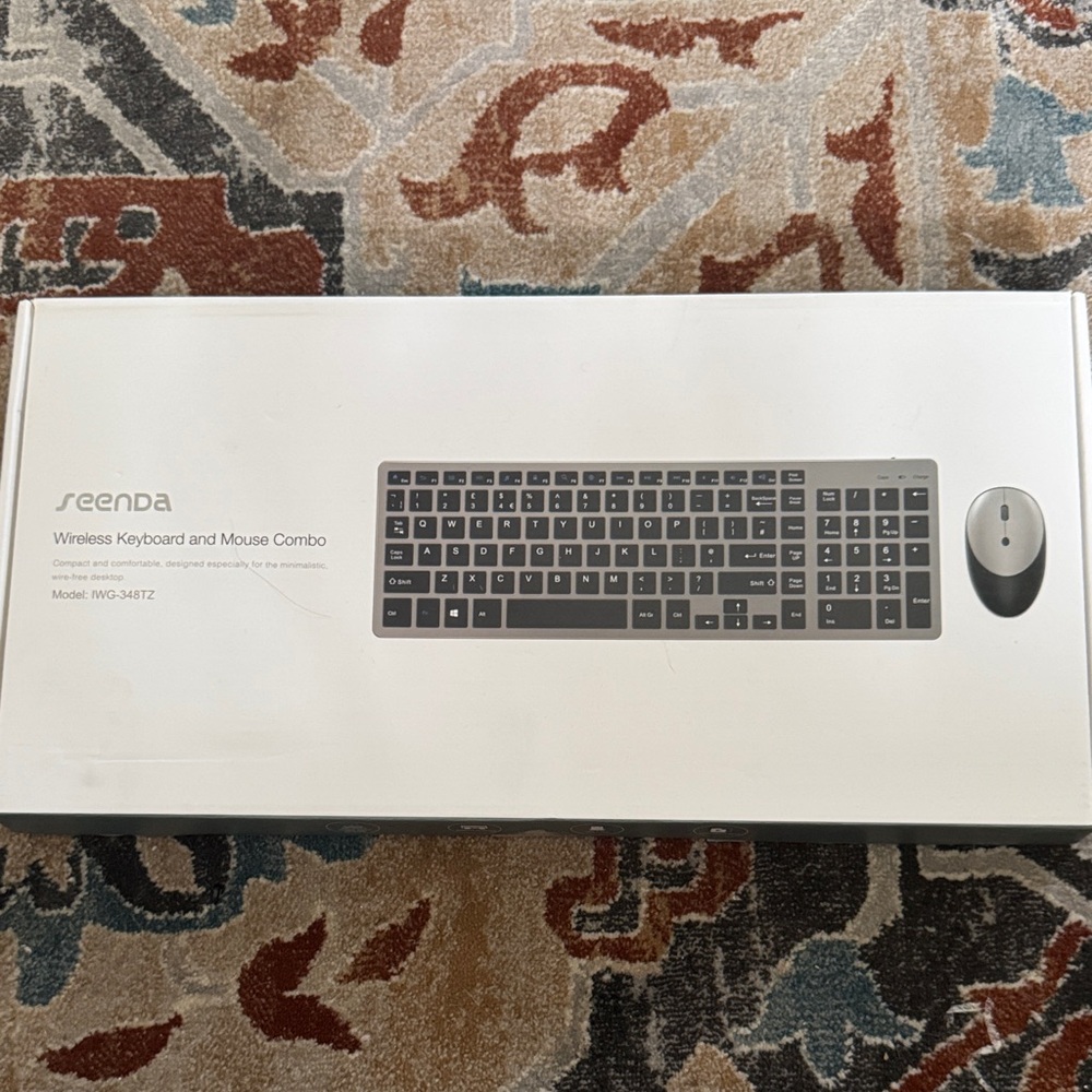 Wireless Keyboard and Mouse Set - Gray